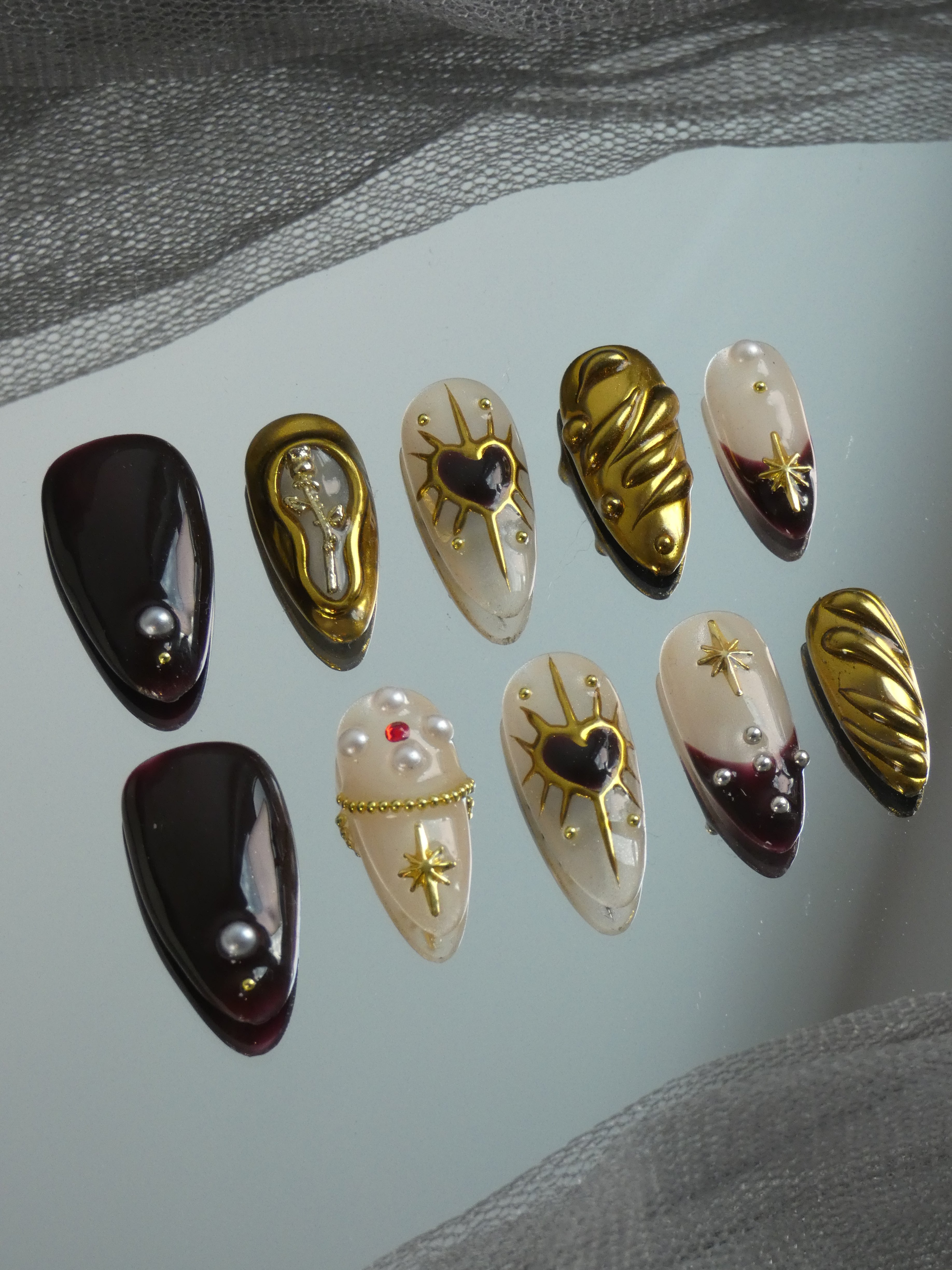 Winter Nails ⋆꙳❅‧*₊⋆☃︎‧*❆₊⋆