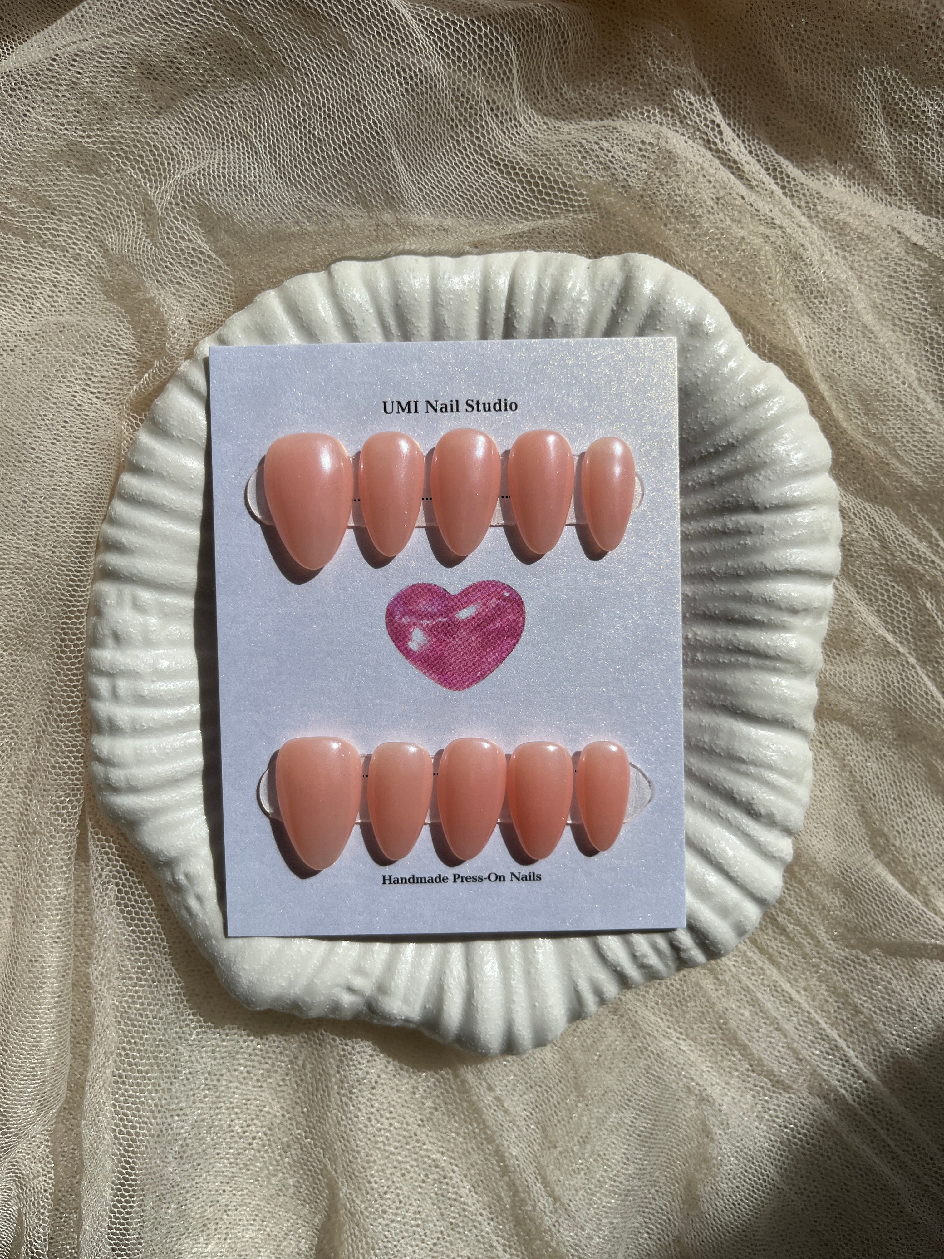 Dreamy – Aurora Glow Press‑On Nails | Handmade Luxury Set