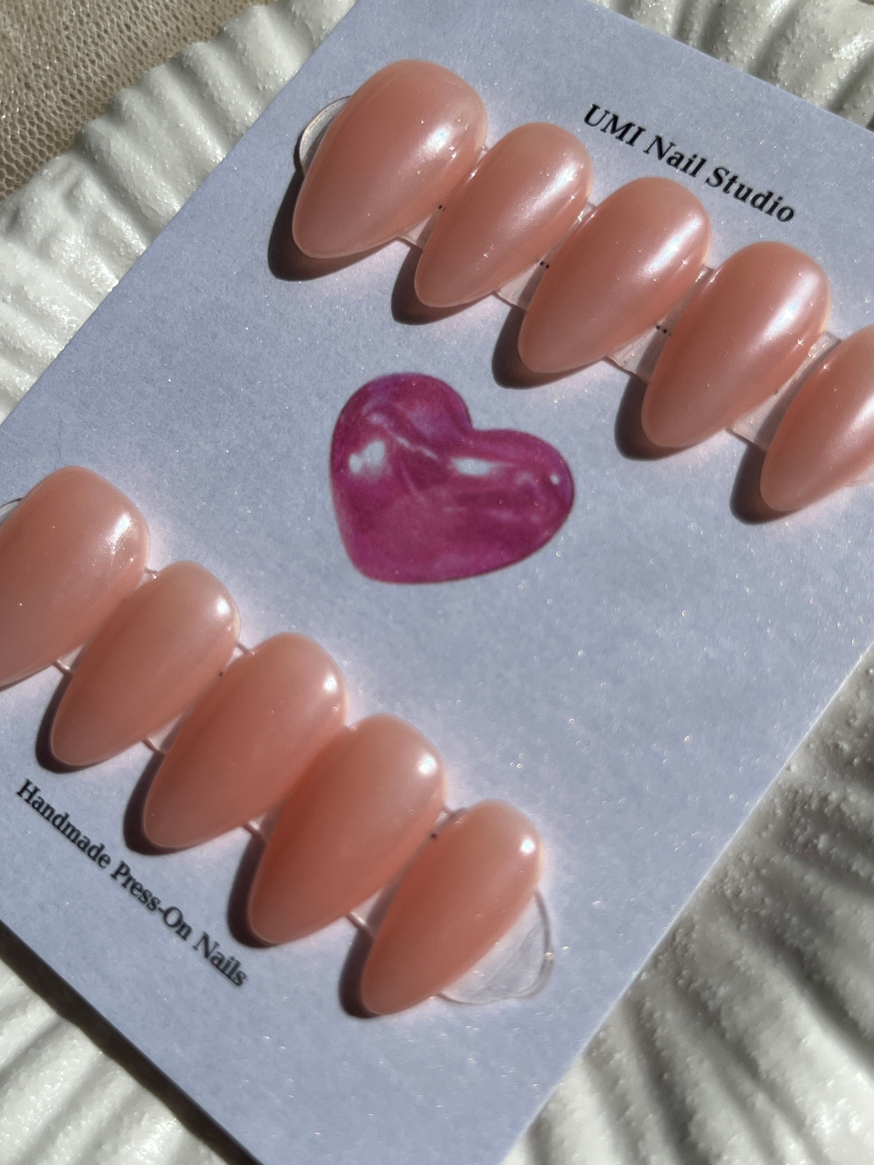 Dreamy – Aurora Glow Press‑On Nails | Handmade Luxury Set